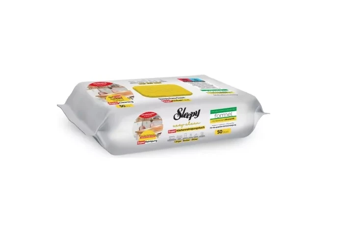 Sleepy easy clean servetele umede bucatarie 50 buc lemon oil